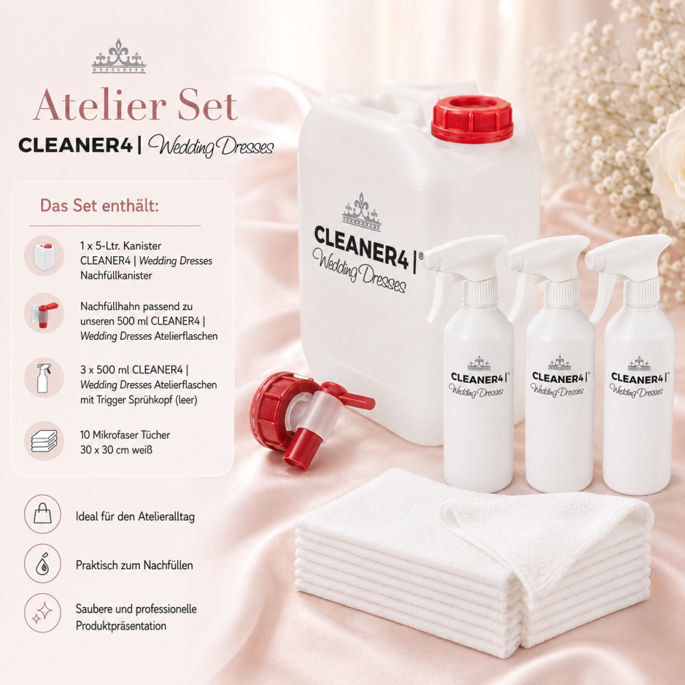 Bild 1 von Atelier Set  CLEANER4 | Wedding Dresse 5 Ltr. Kanister TOP Order