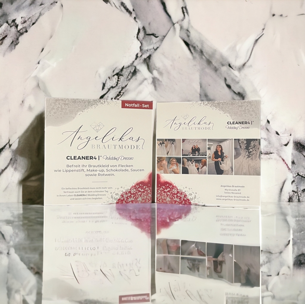 Bild 1 von Private CLEANER4 | Wedding Dresses booklets according to your design preferences, starting from 50 p  / (Mengen) 200 Stk. neues Booklet mit grafischer Gestaltung 45,- €  einmalig